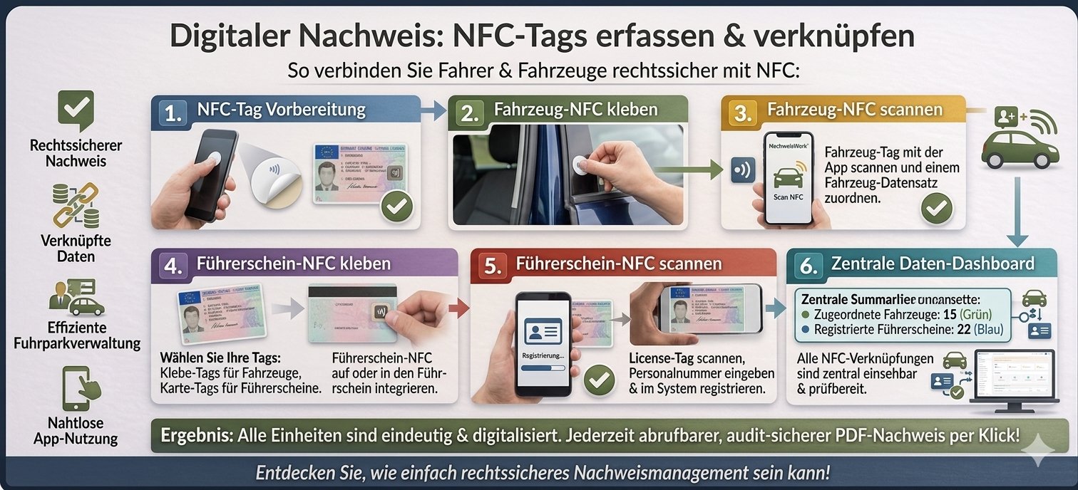NFC-Tags erfassen und verknüpfen – Schritt-für-Schritt Anleitung